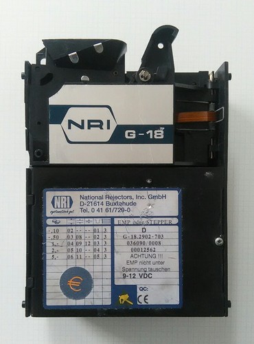 Euro münzprüfer nri g18 - euro, 2902