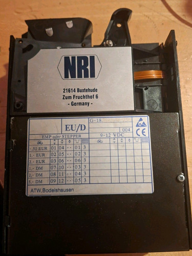 Nri münzprüfer g 18 - münzprüfer, g-18